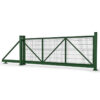Откатные ворота 3D RAL6005 2