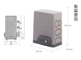 Автоматика откатных ворот ERREKA CAT5, Kuni 800kg 8