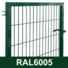 Рама 3D калитки, RAL6005 6
