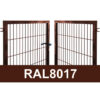 3D Tiibvärava raam, RAL8017 7