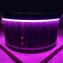 LED-valgusriba ümber kümblustünni