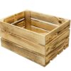 Puidust kast 40 x 30 x 21 cm, põletatud puit 23