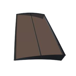 Ukse varikatus 80 × 120 cm, pruun 3 Ukse varikatus 80 × 120 cm, pruun 6
