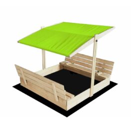 Immutatud puidust liivakasti varikatus 120×120 cm, roheline 10 Immutatud puidust liivakasti varikatus 120×120 cm, roheline 20