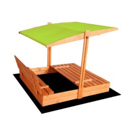 Immutatud puidust liivakasti varikatus 120×120 cm, roheline 2 Immutatud puidust liivakasti varikatus 120×120 cm, roheline 12