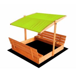 Immutatud puidust liivakasti varikatus 120×120 cm, roheline 3 Immutatud puidust liivakasti varikatus 120×120 cm, roheline 13