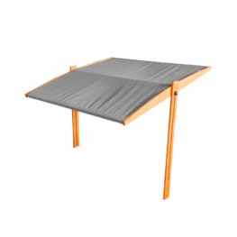 Immutatud puidust liivakasti varikatus 120×120 cm, hall 1 Immutatud puidust liivakasti varikatus 120×120 cm, hall 7