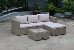 Aiamööbli komplekt BALI, beež 12 Aiamööbli komplekt BALI, beež 24