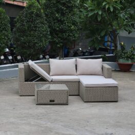 Aiamööbli komplekt BALI, beež 2 Aiamööbli komplekt BALI, beež 14