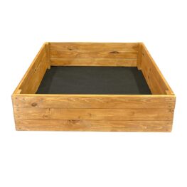 Puidust peenrakast 80x80x27cm koos biomulla ja geotekstiiliga, pruun 6 Puidust peenrakast 80x80x27cm koos biomulla ja geotekstiiliga, pruun 15