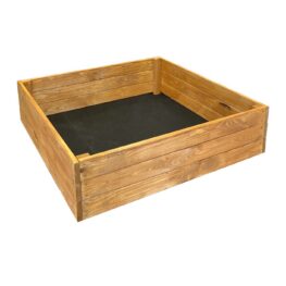 Puidust peenrakast 80x80x27cm koos biomulla ja geotekstiiliga, pruun 7 Puidust peenrakast 80x80x27cm koos biomulla ja geotekstiiliga, pruun 16