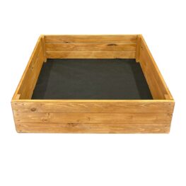 Puidust peenrakast 80x80x27cm koos biomulla ja geotekstiiliga, pruun 8 Puidust peenrakast 80x80x27cm koos biomulla ja geotekstiiliga, pruun 17