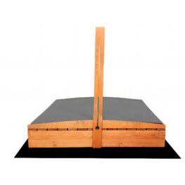 Immutatud puidust liivakast HATIS, 120x120 cm, halli katuse ja 250 kg liivaga 5 Immutatud puidust liivakast HATIS, 120x120 cm, halli katuse ja 250 kg liivaga 10