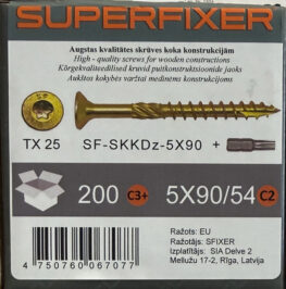 Саморез по дереву 5x90, 200шт 3 Саморез по дереву 5x90, 200шт 6